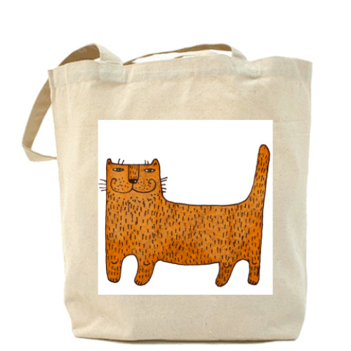 Сумка шоппер с принтом 'ТерраКот'