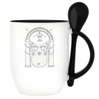 Кружка с ложкой