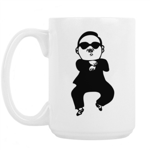 Кружка с принтом В стиле гангнам (gangnam)