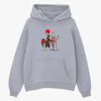 Толстовка худи оверсайз