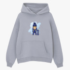 Толстовка худи оверсайз