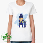 Женская футболка органик