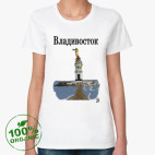 Женская футболка органик