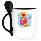 Кружка с ложкой