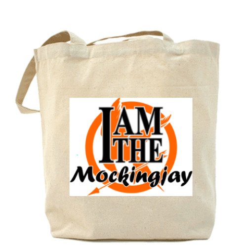 Сумка шоппер с принтом Я - сойка-пересмешница