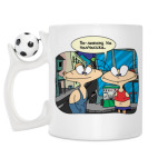 Кружка с футбольным мячиком