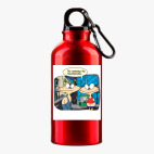 Металлическая бутылка 400 мл UV-DTF