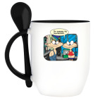 Кружка с ложкой