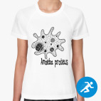 Женская спортивная футболка