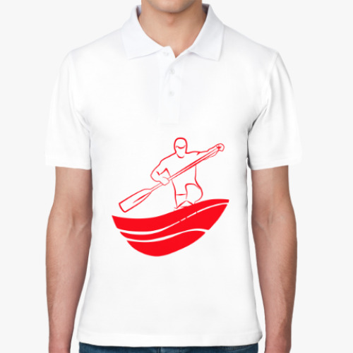 Рубашка поло с принтом Каноэ