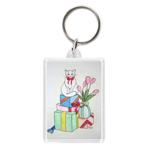 Брелок с принтом  'Подарки'