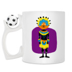 Кружка с футбольным мячиком