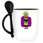 Кружка с ложкой