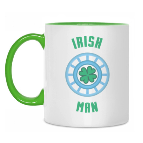 Кружка с принтом Irish man