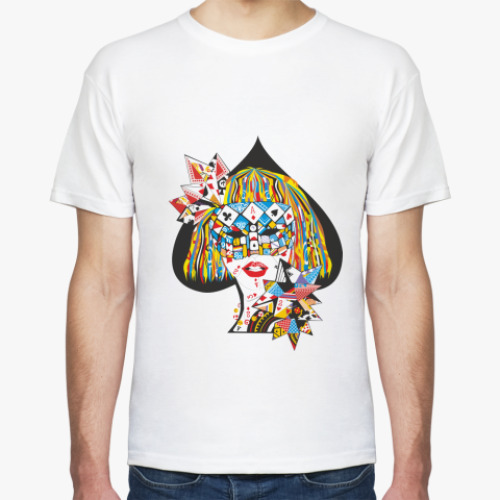 Футболка с принтом Poker Face Mask.