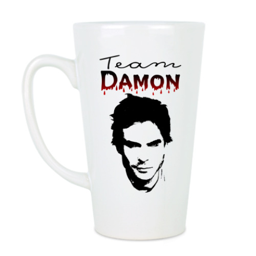 Чашка Латте с принтом DAMON