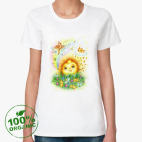 Женская футболка органик