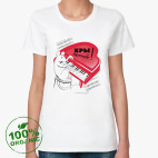 Женская футболка органик