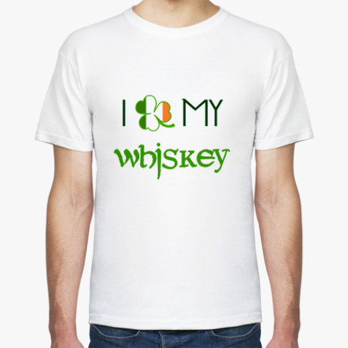 Футболка с принтом  My Whiskey