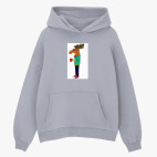 Толстовка худи оверсайз