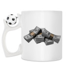 Кружка с футбольным мячиком