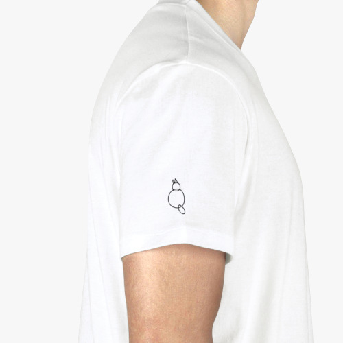 Футболка из органик-хлопка с принтом Кот