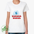 Женская футболка органик