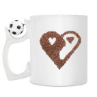 Кружка с футбольным мячиком