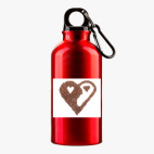 Металлическая бутылка 400 мл UV-DTF