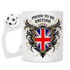 Кружка с футбольным мячиком