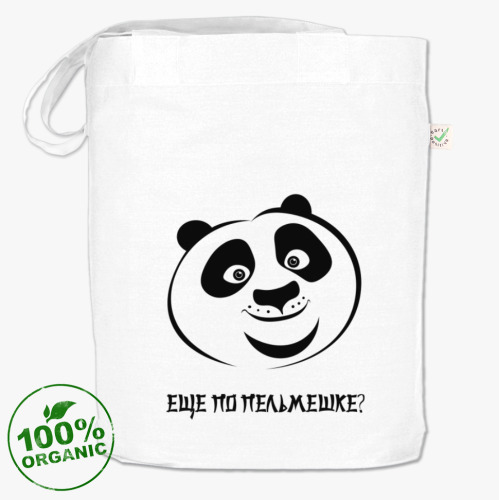 Сумка шоппер с принтом Панда По
