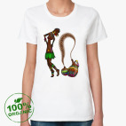 Женская футболка органик