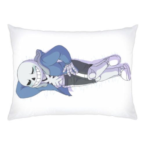 Подушка с принтом Санс