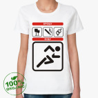 Женская футболка органик