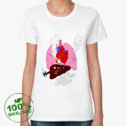 Женская футболка органик