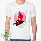 Мужская футболка органик