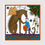 Дракон, укрощающий св. Георгия