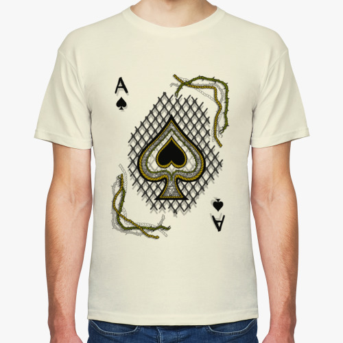 Футболка с принтом Туз пик