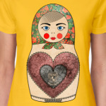 Матрешка сердце