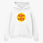 Толстовка худи оверсайз