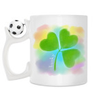 Кружка с футбольным мячиком