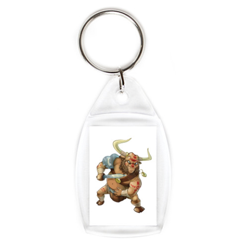 Брелок с принтом Бык-гладиатор