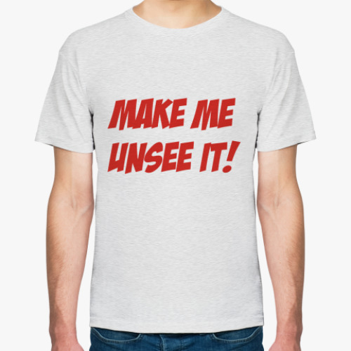 Футболка с принтом unsee it