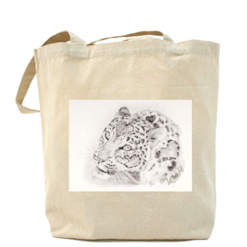 Сумка шоппер с принтом Тигр