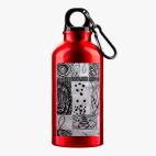 Металлическая бутылка 400 мл UV-DTF