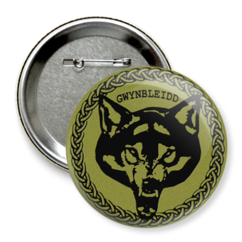 Значок 75мм с принтом Ведьмак