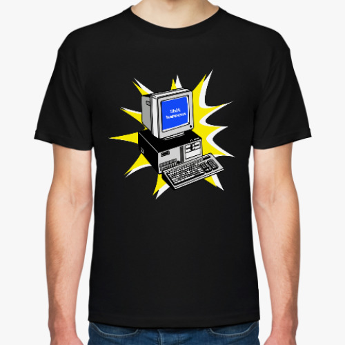 Футболка с принтом Shit Happens