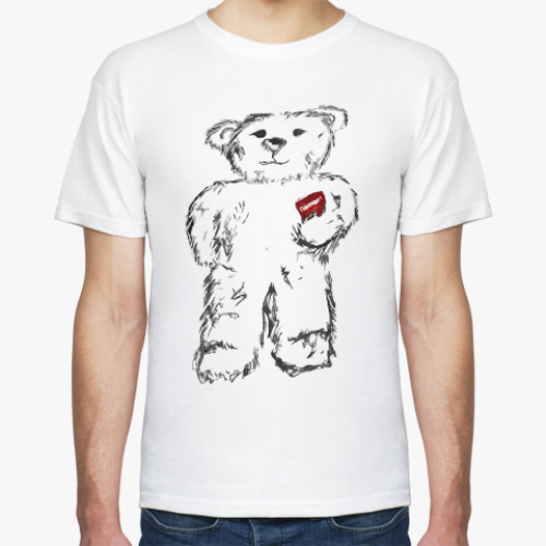 Футболка с принтом Медведь
