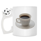 Кружка с футбольным мячиком