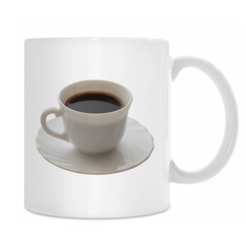 Кружка с принтом Кофе